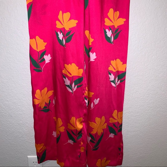 ZARA NWT NEW LONG PRINT JUMPSUIT EXTRA SMALL XS MEDIUM BLOGGER’S FAV 7824/017 - Picture 6 of 11